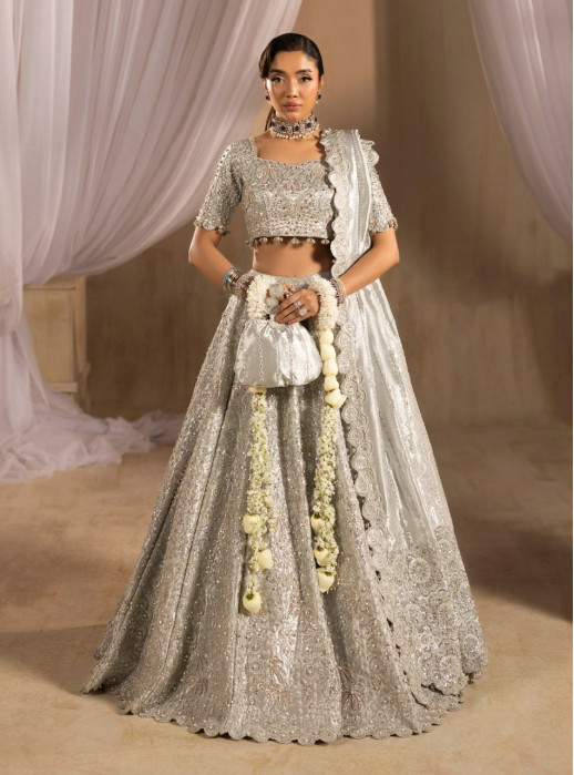 Chandi- Silver Lehenga Choli Bridal
