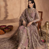 Gota Kinari - Lilac Long Shirt With Trousers & Dupatta