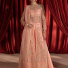 Gulaab - Pink Front Open Jacket With Trousers & Dupatta