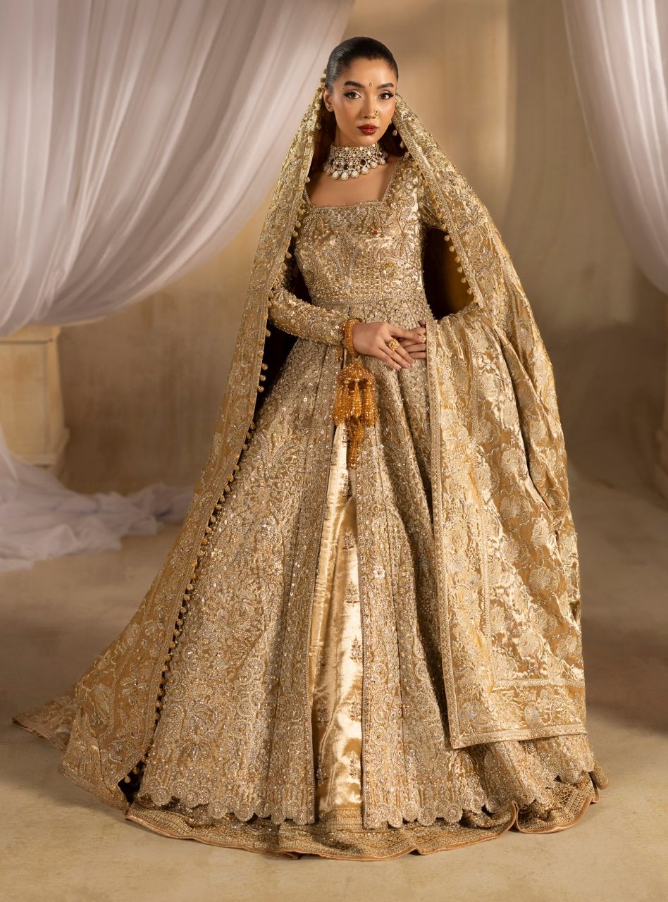 Shahaan - Golden Gown and Lehenga Bridal
