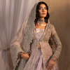 Zeenia - Lilac Lehenga Choli With Front Open Jacket Bridal